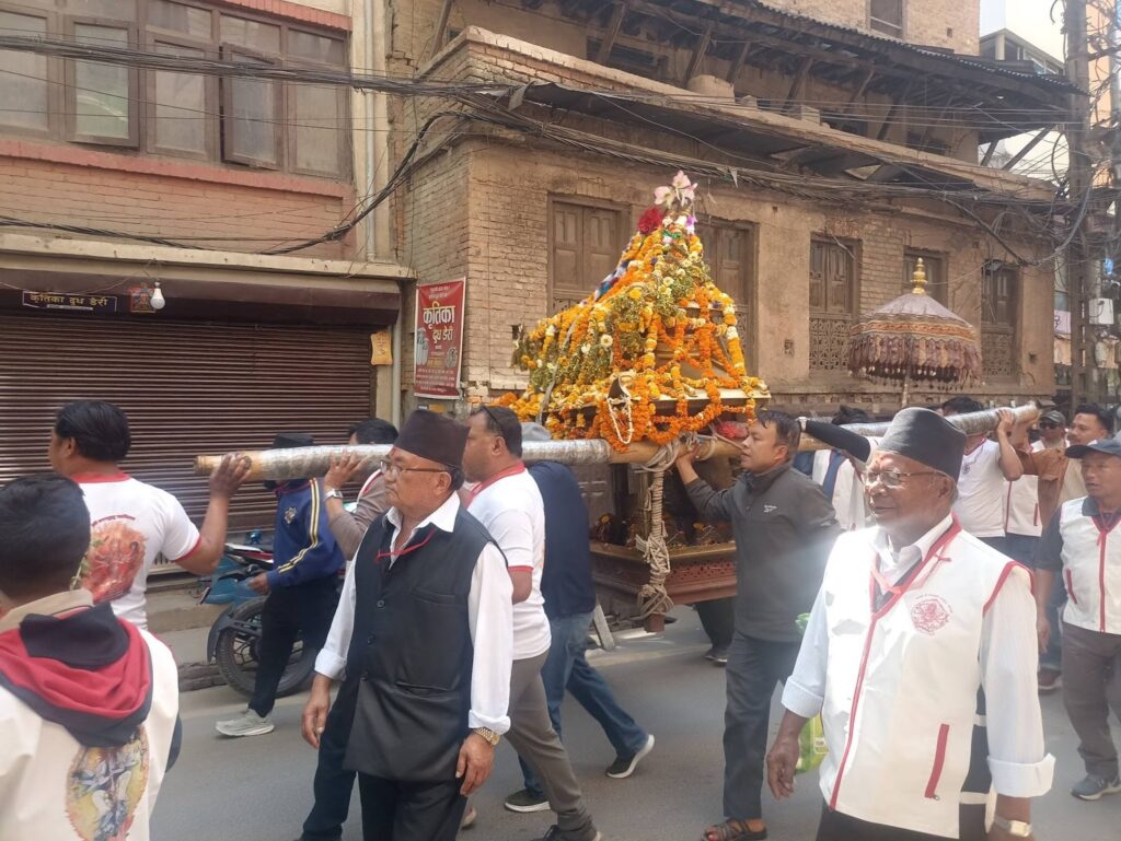 Procession of Swetkali (Nyatabhulu/Naradevi) Procession of Swetkali (Nyatabhulu/Naradevi)