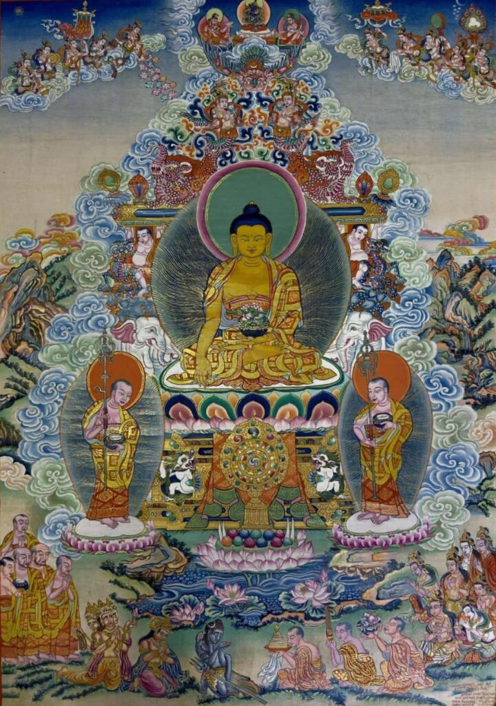 lama shashi dhoj's painting