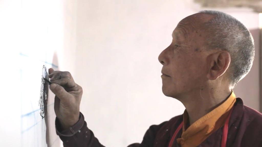 lama shashi dhoj tulachan drawing
