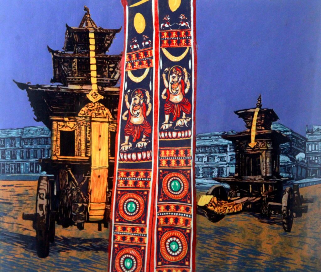 Bhaila Kha and Nakinchu Kha by artist Anil Machamasi
